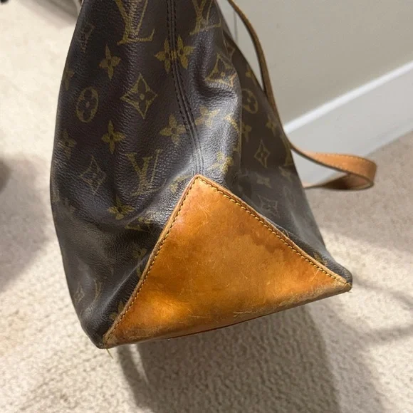 AUTHENTIC Vintage Louis Vuitton Brown Monogram Shoulder Bag - Picture 7 of 8